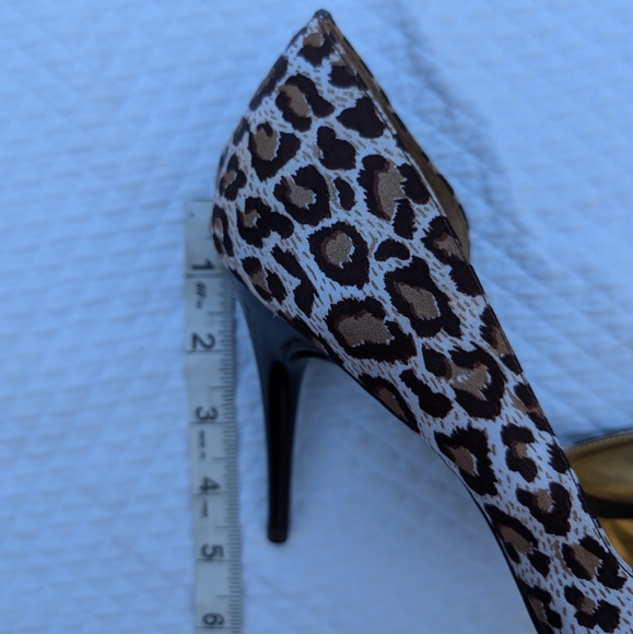 Carlos Santana Y2K leopard print stilettos size 9.5 - Picture 8 of 10